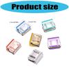 10Pieces Invisible Anti Dragging Clips Easy Adjustable Hem Tool Plastic Alloy Texture Suitable for All Sizes Pants