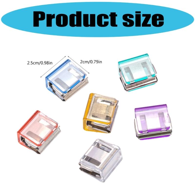 10Pieces Invisible Anti Dragging Clips Easy Adjustable Hem Tool Plastic Alloy Texture Suitable for All Sizes Pants