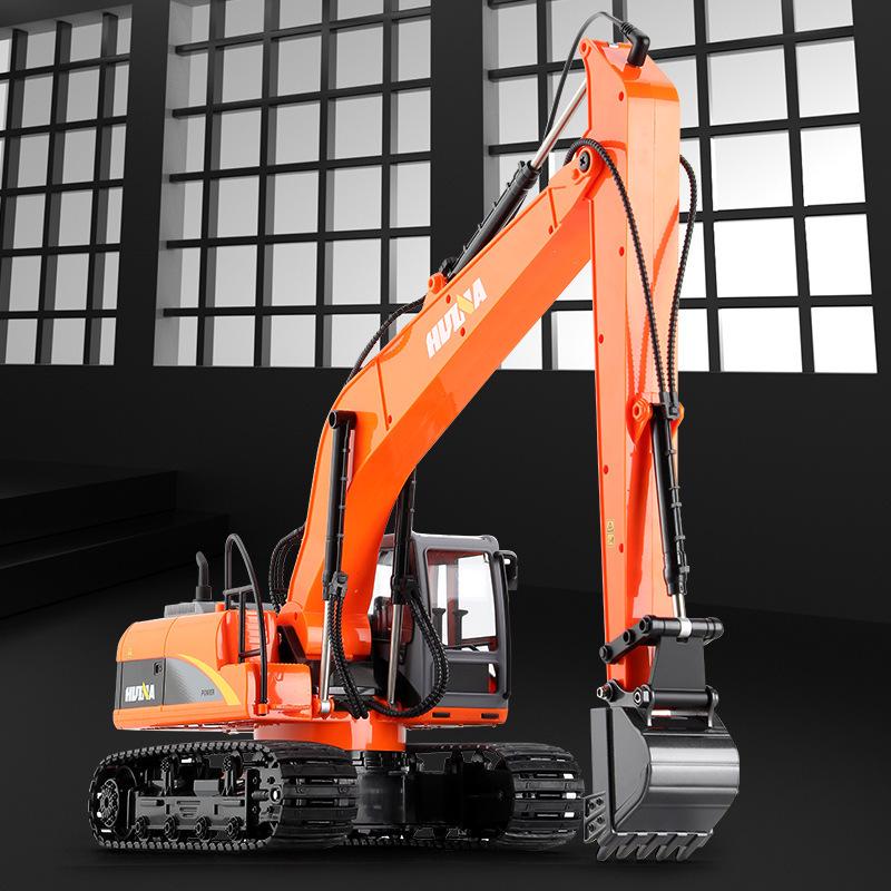 Huina 1551 Alloy Screw Rod Excavator Model – Engineering Vehicle Simulation