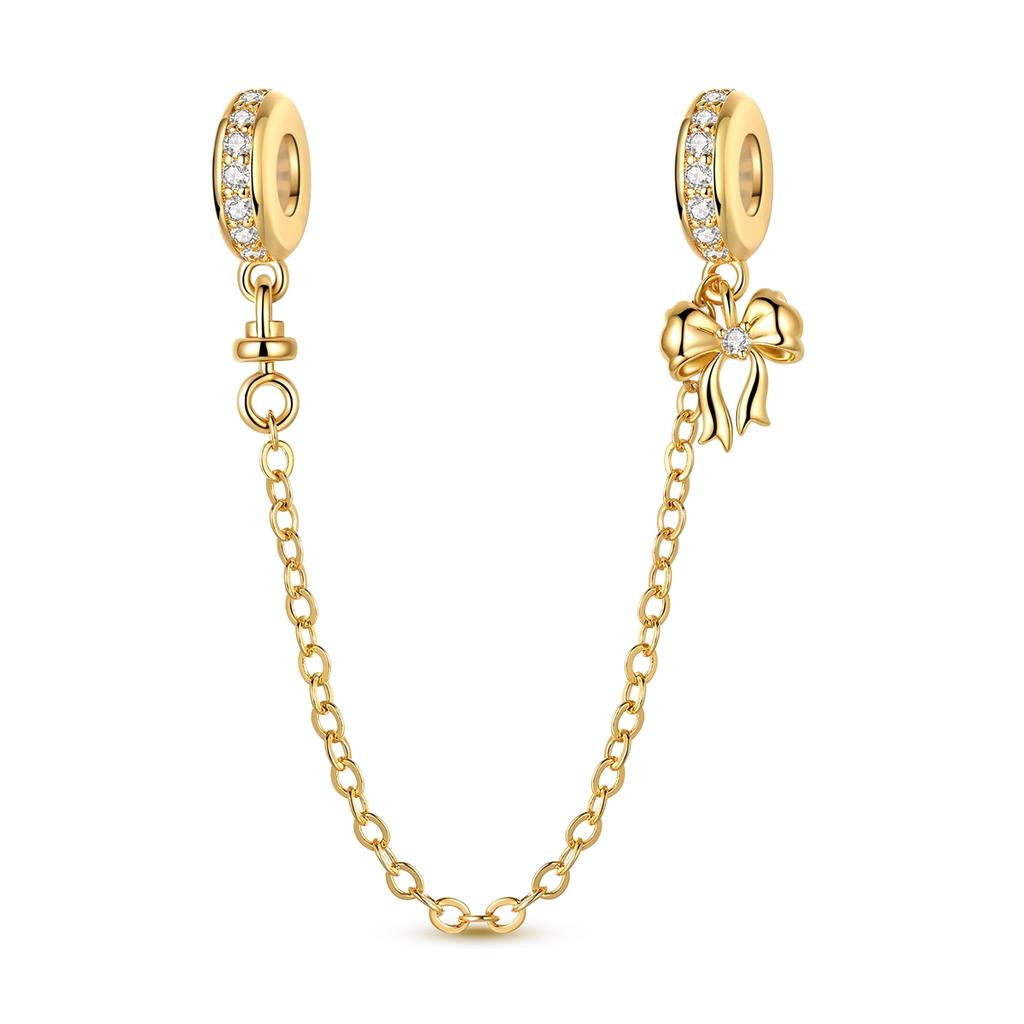 Gold Serie Charms Perlen Kupfer Leopard Original Anhänger Passend Armband Herstellung Frau Schmuck