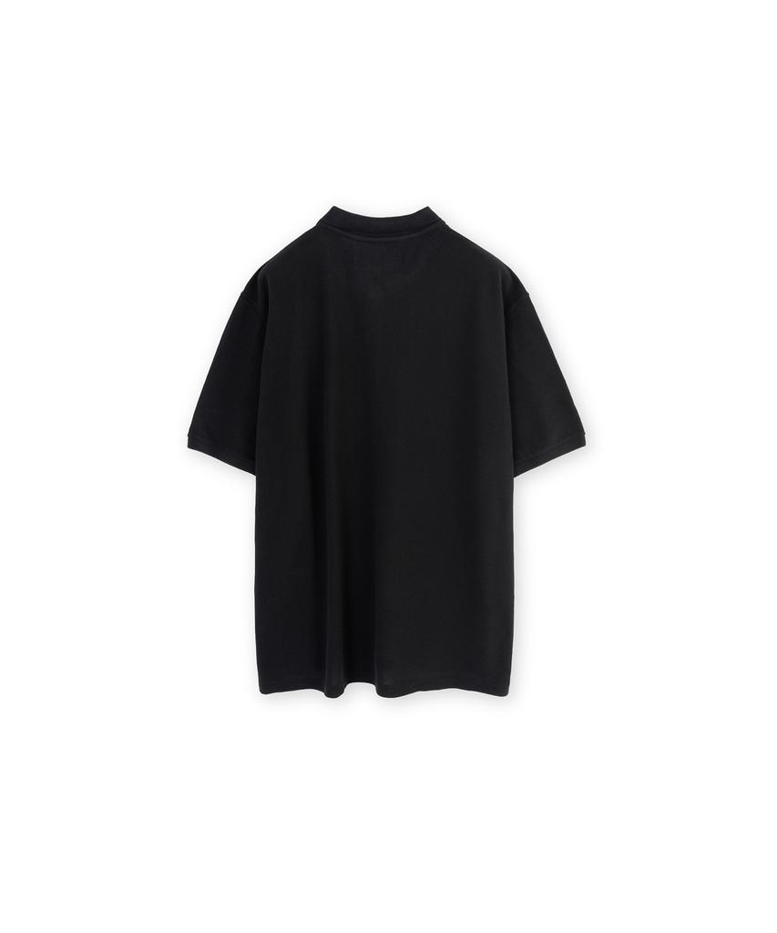 Beulaunyadeu Vintage Cotton Pique Shirt, Black