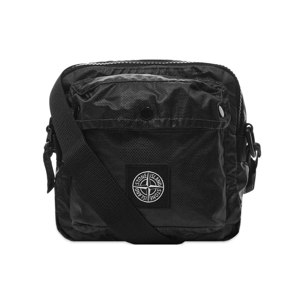 New STONE ISLAND Cotton Small Square Bag Shoulder Bag Crossbody Bag Regular Men's Black 751590270-V0029
