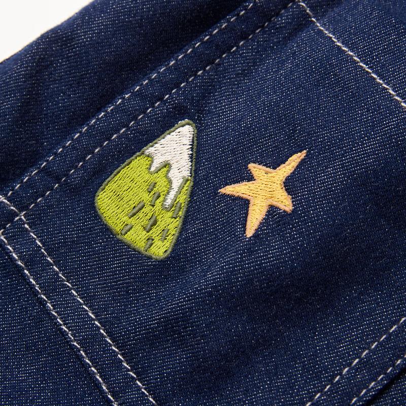 MQD Boys' Outdoor Patch Pocket Denim Shorts