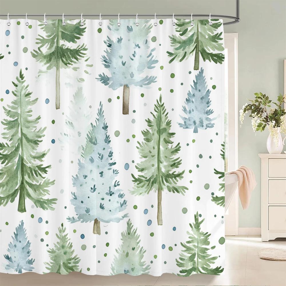 Högkvalitativ Färgstark Blommig Tyg Duschdraperi Vattentät Tryck Blommig Badrumsgardiner för Badrum Dekorera med Krokar