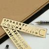Brass Ruler Bookmark Letters Metal Bookmark School Supplies Number Letter Bookmark  Reading