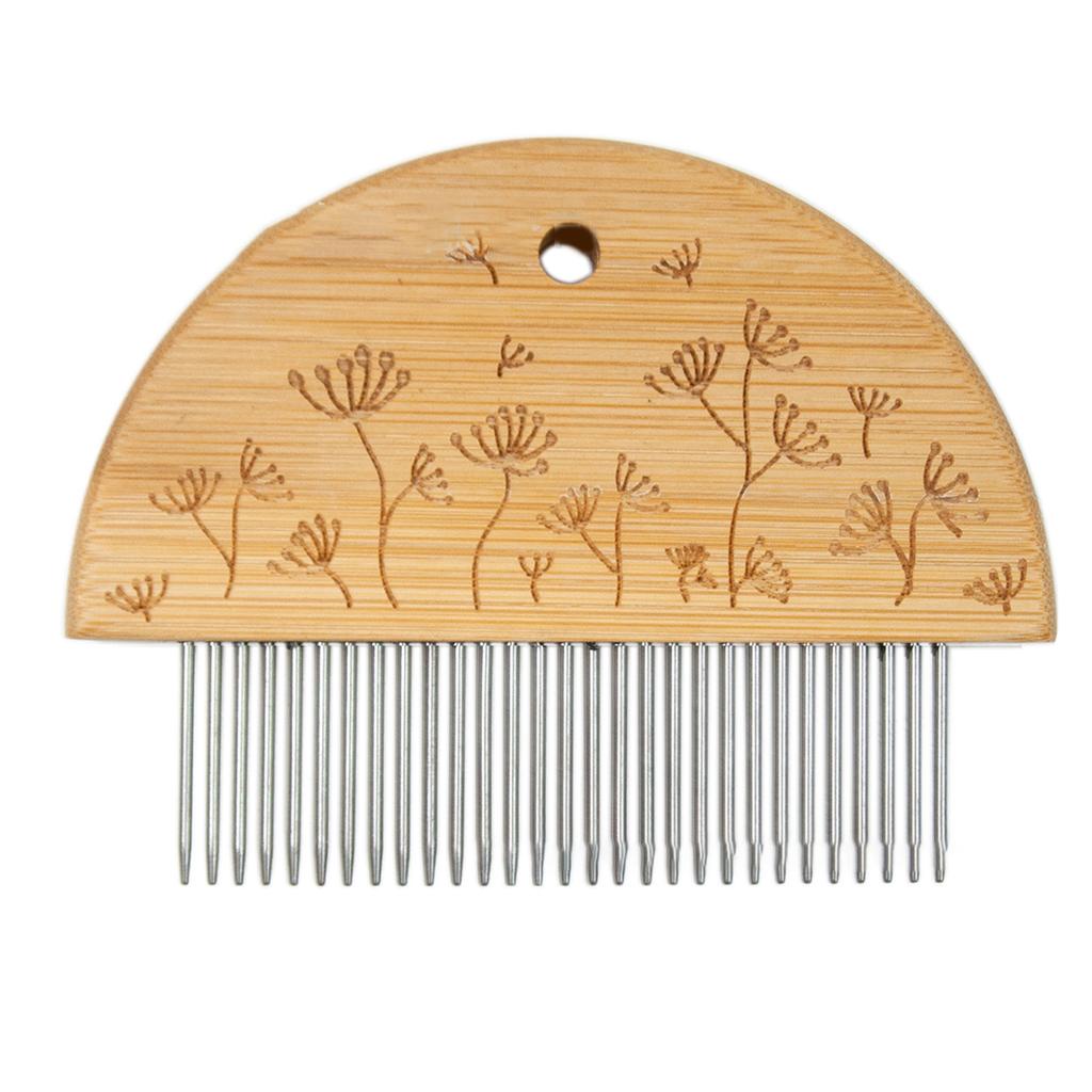 Tapestry Weaving Comb Beater Wood Tapestry Comb Fine Teeth Hand Looms Stick DIY Tapestry Weaving Tapestry Weaving Forks