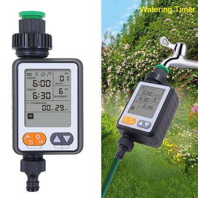 Automatic Manual Mode Irrigation Controller Rain Sensor Garden Watering Timer Multiple Program Large Screen Battery Operated