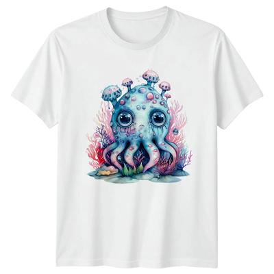 Cute Octopus T-Shirt Kawaii Ocean Animal Gift For Him And Her