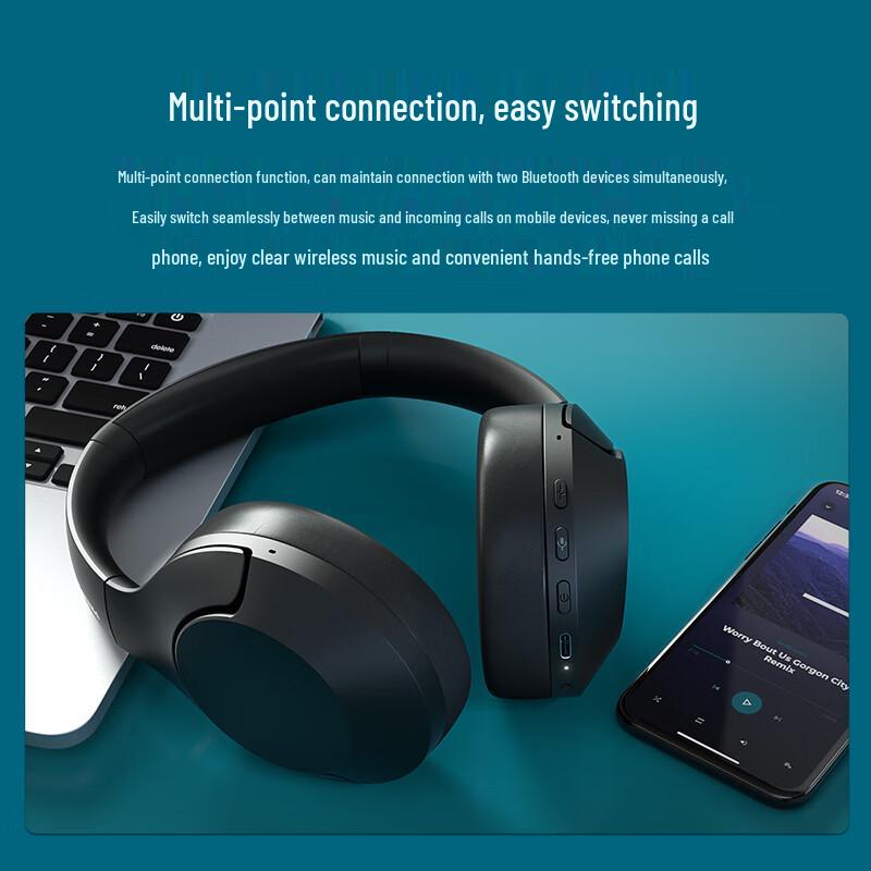 Philips TAH8506 Wireless Noise-Cancelling Over-Ear Headphones