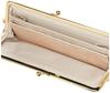 Felando Women's Long Wallet with Clasp Closure, Genuine Leather, Thin Wallet, Embossed Cowhide Leather, Tassel Charm, Strap, Nadaya, No. 81143,