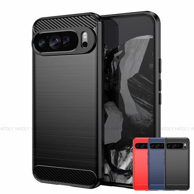 Luxury Business Heavy Armor Rugged Case for Google Pixel 9 Pro XL Solid Color Skin Feel Screen Camera Full Shockproof Brushed TPU Protect Phone Cover