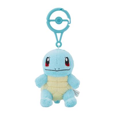 Pokemon Center Original Maskottchen Schiggy mit Karabiner