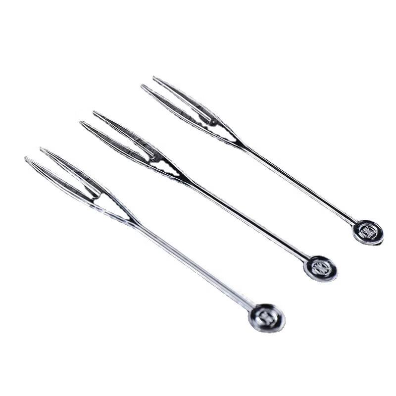OIMG Disposable Plastic Fruit Forks