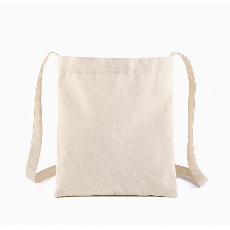 

Мини-сумка через плечо из холста в японском стиле с магнитной застежкой