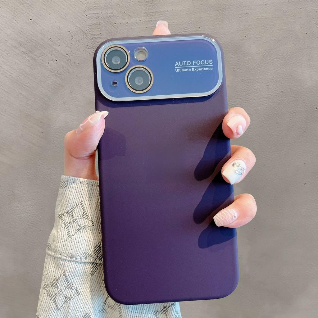 Silicone Phone Case for iPhone 15 ProMax- Liquid Silicone iPhone Cover with Large Window Drop-Resistant for Apple iPhone 15/14/13/12/11/XS