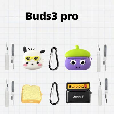 Pokemon Cartoon Silikonhülle für Samsung Galaxy Buds 3 Pro Hülle Schutz Kabellose Schutzhülle Samsung Galaxy Buds3 Cover