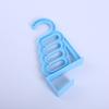 1 5-hole Door Hanging Folding Clothes Hanger Door Back Hook Multi-function Clothes Drying Rack Wardrobe Storage Artifact