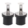 2Pcs 19mm Compression Drain Plug Stainless Steel Rubber Seal Brass Screw Type Boat Drain Plug for Marine Yacht