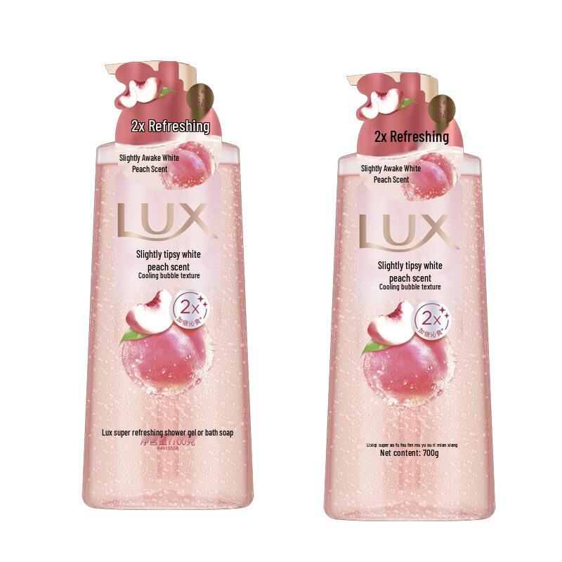 Lux White Peach Foaming Shower Gel