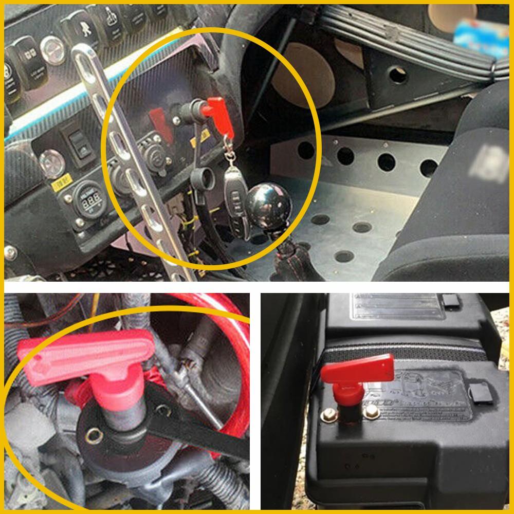 DC 12-24V 100A 200A 300A Car Rally Battery Switch Disconnecter Power Isolator Cut Off Switch Kit For Truck Car Motorcycle Boat