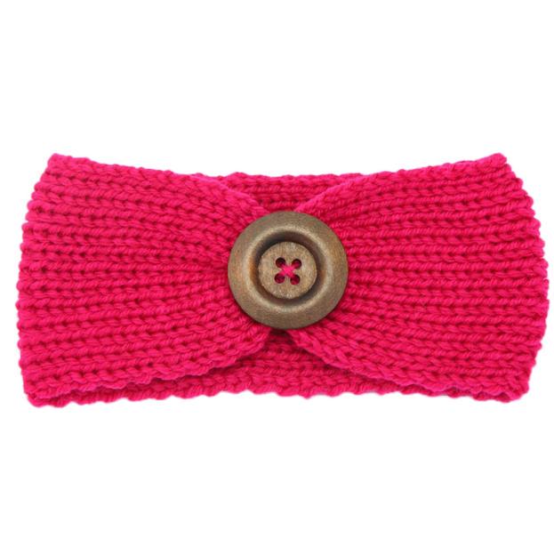 Cute Kids Girl Knitting Wool Hairwear Infant Headband Button Phtography Hairband Cute Kids Girl Knitting Wool Hairwear Infant Headband Button Phtography Hairband