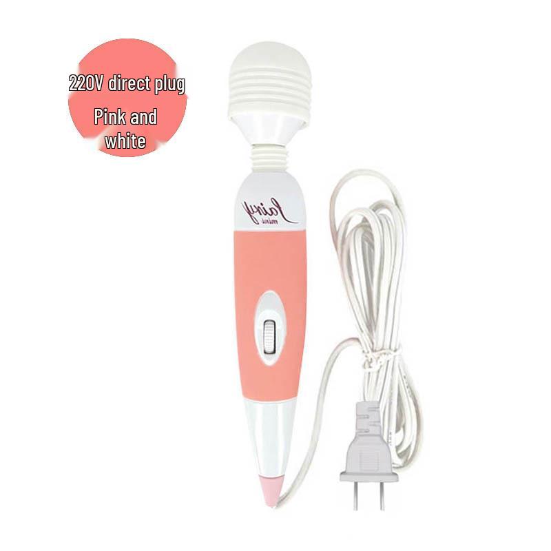 220V Plug-in Vibrating AV Stick: High-Power Female Masturbator and Massager