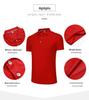 Sports Quick-Dry Short-Sleeve Polo for Coach and Group Uniforms
