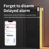 Tuya WiFi Smart Door and Window Sensor Alarm Battery Powered Open Closed Detector Sound and Light Alarm Work with Smart Life