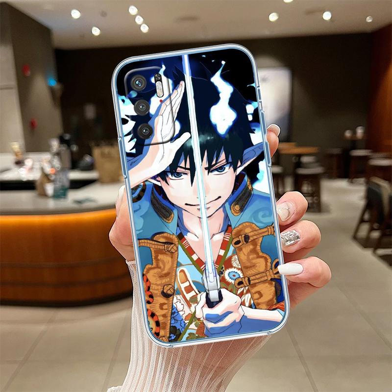 NH11 Blue Exorcist Phone Case for Motorola Moto E13 E15 E20 E22 E22I E22S E30 E32 E40 E7 E7I G Plus Power Play Stylus G22 G14