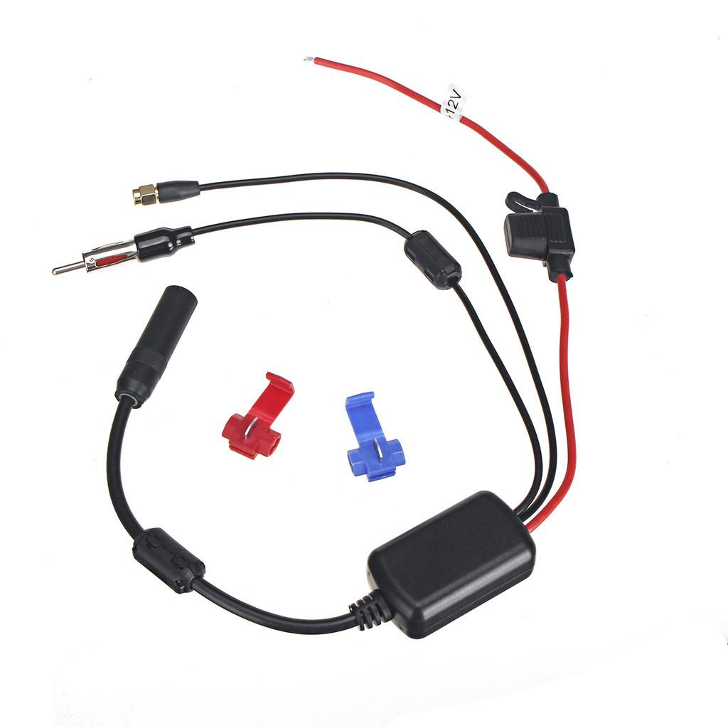 Universal DAB FM AM Auto Antenne Splitter Adapter Kabel Digital Radio Amplifier