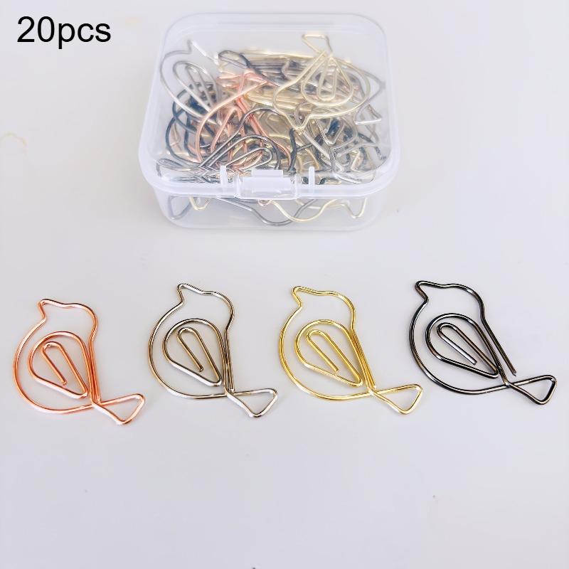 

Скрепки для бумаги в форме птиц Фламинго Сова Летучая мышь Канцелярские кнопки Скрепка Лебедь Канцелярский магазин Креативные офисные канцелярские товары Металлические скрепки для бумаги