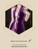 Fairy Purple Velvet Cheongsam Lingerie Set - Tempting, See-Through, Removable Small Chest Pajamas