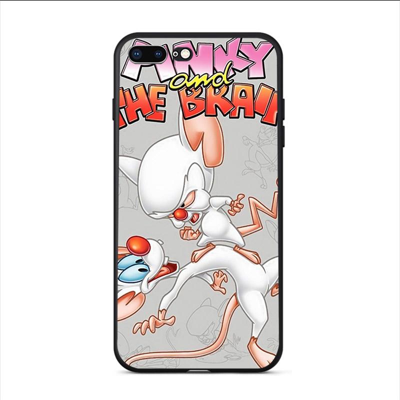 High Quality Phone TPU Case Cartoon TV Series Pinky and the Brain For iPhone 5 5S SE 2020 6 6s 7 8 Plus X XR XS MAX 11 11Pro Max