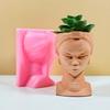Goddess Pen Holder Silicone Mold Table Ornament Succulent Planter Flowerpot Molds Epoxy Resin Mold DIY Plaster Making