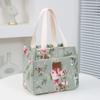 WTEMPO Large Capacity Insulated Handbags Hand-carried Lunch Bag for Work Oil-proof Lunch Box Bag Mommy Zipper Bags
