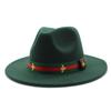 British Retro Jazz Top Woolen Top Hat, Female Foreign Versatile Jazz Hat, Casual Trend Hat