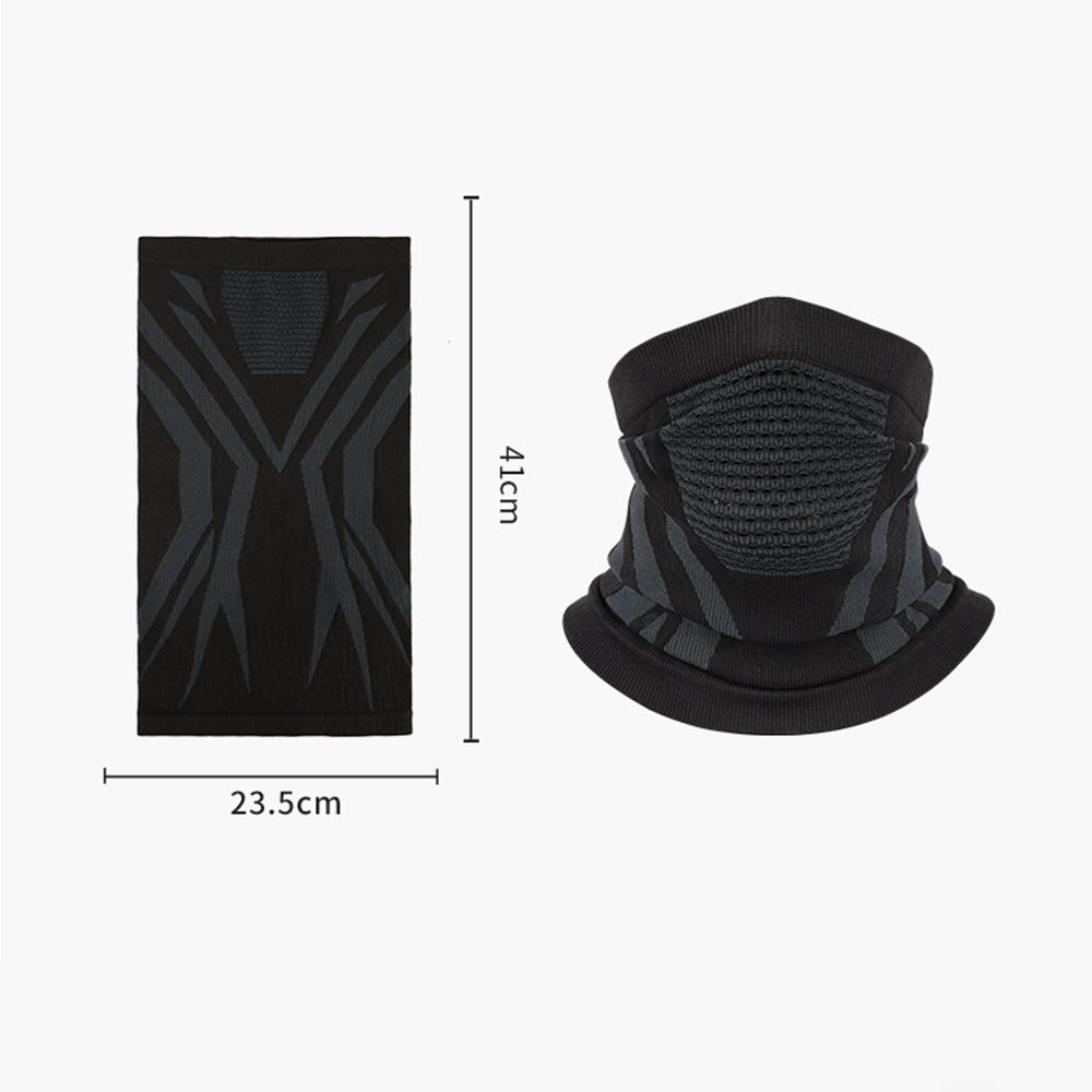 Ear Loop Winter Neck Warmer Windproof Thermal Neck Scarf New Seamless Balaclava  Cycling