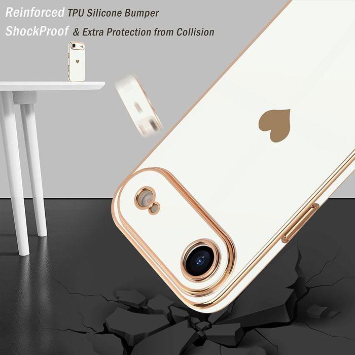 Coque de Téléphone - BOOLING - pour iPhone Air - Silicone Souple Anti-Rayure avec Bandoulière Blanche