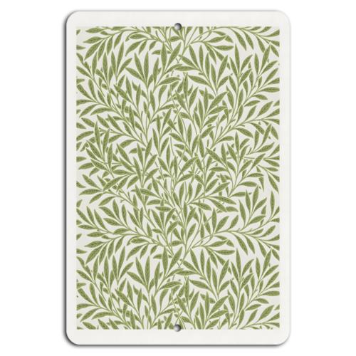 

Elegant Greenery Patterned Metal Sign for Home DcorAluminum 20x30cm（7.8x11.8inch）