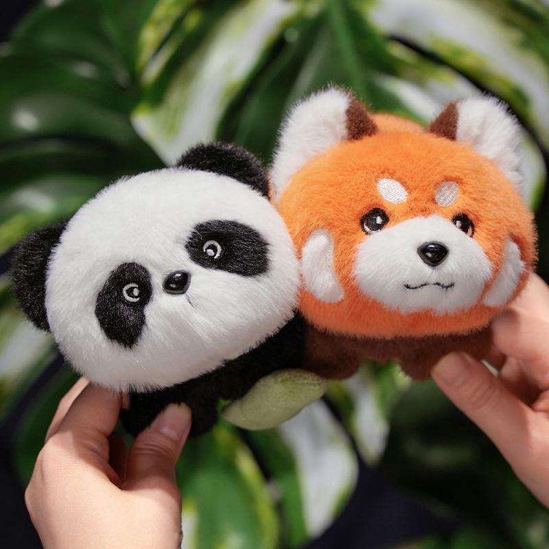 26cm Lovely Animal Wrap Wristband Bracelet Panda Raccoon Plush Hand Ring Wristband Kids Toys Creative Gift Cute Decor