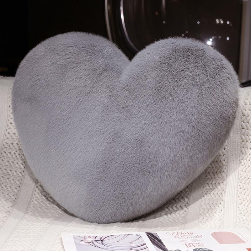 Visone di Grado Superiore Morbido ad Alto Standard Cuscino di Grado Superiore Confortevole di Prima Classe Cuore ad Alto Standard Peluche di Prima Classe Qualità Premium