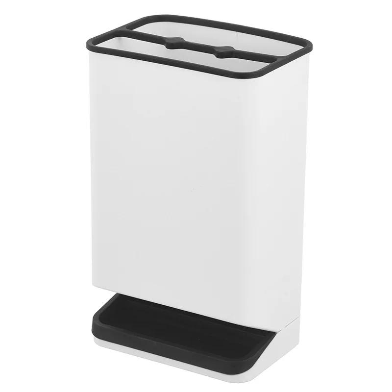 Стойка для хранения зонтов для дома съемная и устойчивая к опрокидыванию коробка для хранения зонтов с шестью отверстиями складной держатель для хранения дренажного зонта чёрный 11384₽