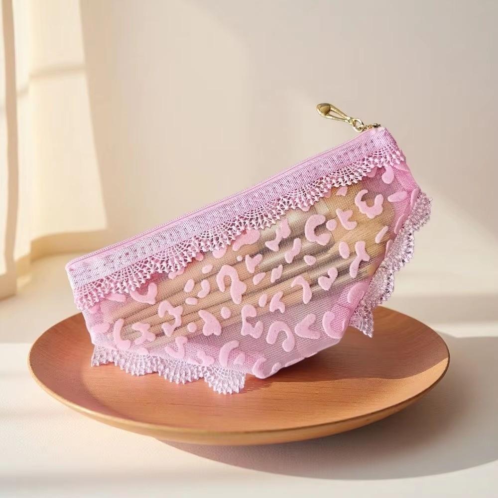 Decorative Makeup Storage Pouch Mesh Travel Storage Bag Bag Pendant Toiletry Bag Women