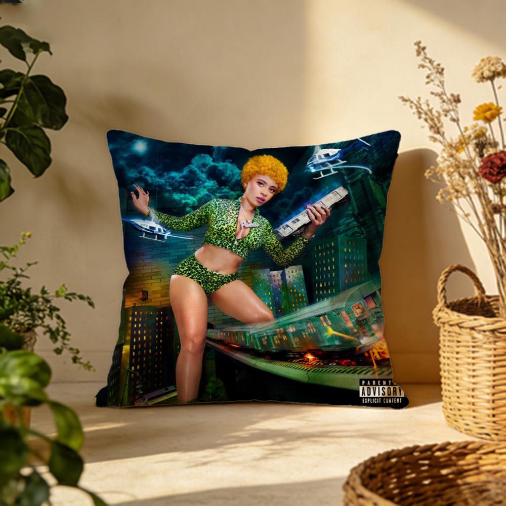 Fashion IIce Spiceing Cushion Cover Versatile DoubleSided Pillow Case Fit for Sofa Bed Car Daily Decor