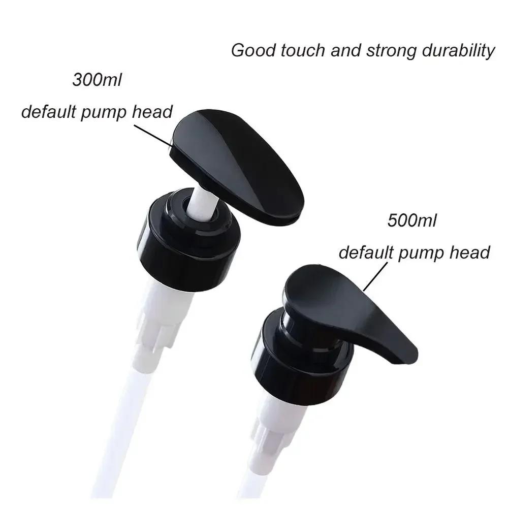 Hand Soap Dispenser Lotion Container Pump Shampoo Bottle Dispenser Refillable Cylinder Empty Corrosion-resistant Bathroom Adult
