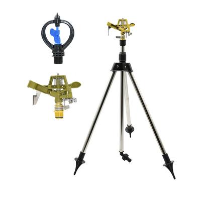 Automatischer rotierender Rasensprenger mit Metallstruktur-Stütze Gartenbewässerung Bewässerungs-Stativhalter Bewässerungsbewässerungswerkzeug