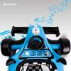 Interactive Walker Ride-on Pusher Racing Car Formula 1 3in1 Blue