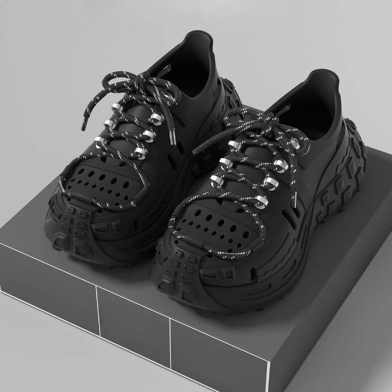 Fashion Ultralight Men's Sandal Height with Platform New Design 2025 Barefoot Adult Comfortable Luxury H Summer Sale Buy Pvc Male Shoe