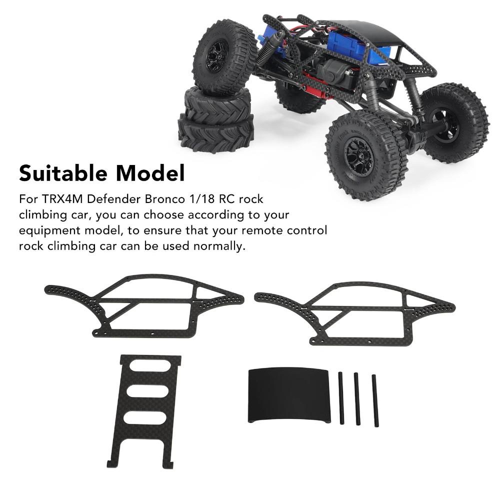 RC Accessories RC Chassis Kit for TRX4M Defender Bronco 1/18 RC Crawler Car Climbing Car Parts