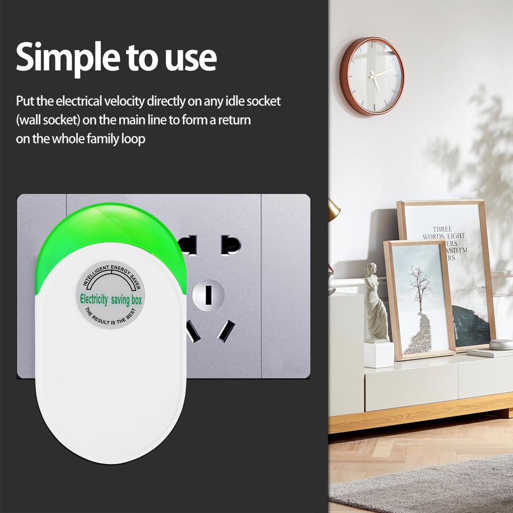 Power Saver 90‑250v Saver Electricity Saving Box Power Factor Saver Device Balance Current Source Stabilizes Voltage